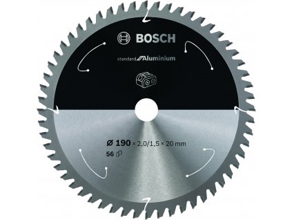 Pilový kotouč Bosch Standard for Aluminium 190x20 mm/56z.