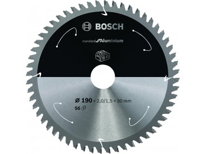 Pilový kotouč Bosch Standard for Aluminium 190x30 mm/56z.
