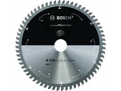 Pilový kotouč Bosch Standard for Aluminium 216x30 mm/64z.