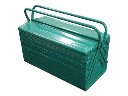 Montážní basa na nářadí kovová 465x215x235mm 5 přihrádek