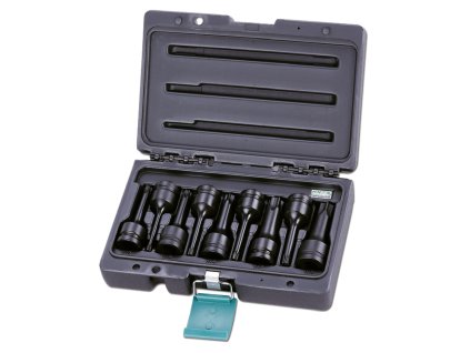 Sada průmyslových hlavic TORX 1/2" (9 ks) T25-T70 HONITON