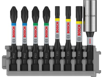 8dílná sada šroubovacích bitů Bosch PRO Impact Set Pick and Click