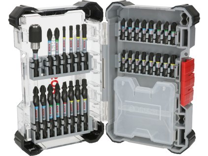 Súprava skrutkovacích bitov Bosch PRO Impact (31 ks) s Quick Change držiakom a Box-in-Box systémom