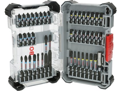 Rozsiahla sada skrutkovacích bitov Bosch PRO Impact (44 ks) - PH, Torx & Robertson
