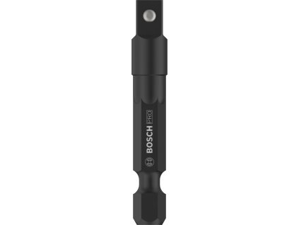 Adaptér pro nástrčné hlavice s kuličkou Bosch PRO (1/4" šestihran na 1/4" čtyřhran, 50mm)