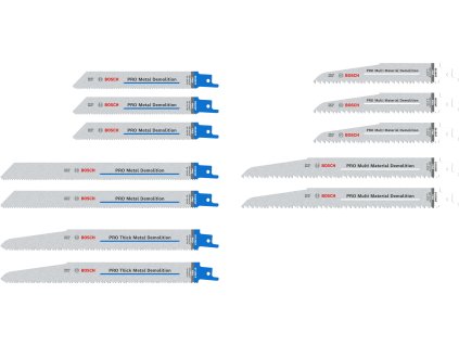 SADA PILOVÝCH LISTŮ RBP 12PC SET 'Demoli