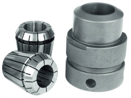 Set kleštin ER20 ф14 a ф15 a držák kleštin ER20 ф15