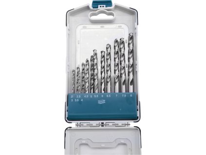 Súprava vrtákov do kovu HSS-G EXTOL INDUSTRIAL o 2-8 mm (13ks)