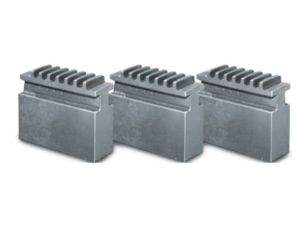 Mäkké čeľuste pre 3-čeľusťové skľučovadlo O 160 mm