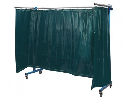 TransFlex ochranná zástena, tmavo zelená 3700 × 1950 mm
