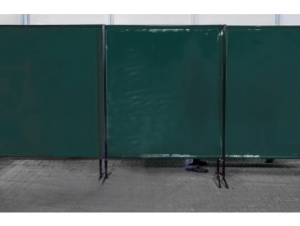 TransEco ochranná zástena 1450 V, tmavo zelená 1450 × 1870 mm