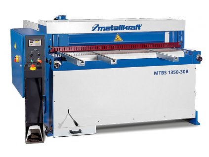 Elektrické nůžky na plech s programovatelným zadním dorazem Metallkraft® MTBS 1350-30 B