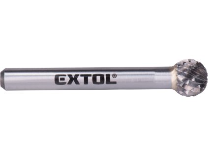 Karbidová fréza EXTOL INDUSTRIAL guľová o 10 mm - stopka 6 mm (stredný sek)