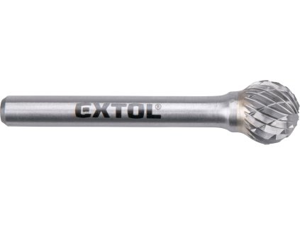 Karbidová fréza EXTOL INDUSTRIAL kulová ø 12 mm - stopka 6 mm (střední sek)