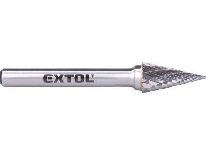 Karbidová fréza EXTOL INDUSTRIAL kónický ihlan o 10x20 mm - stopka 6 mm (stredný sek)