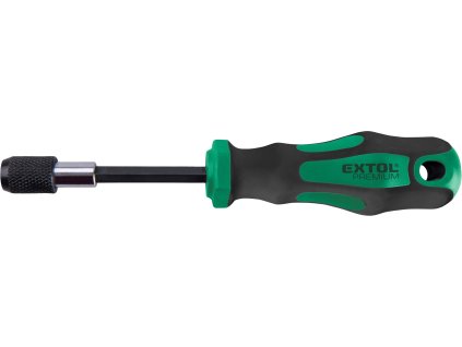 Skrutkovač na hroty CrV 1/4" x 75 mm EXTOL PREMIUM Fix-Clip