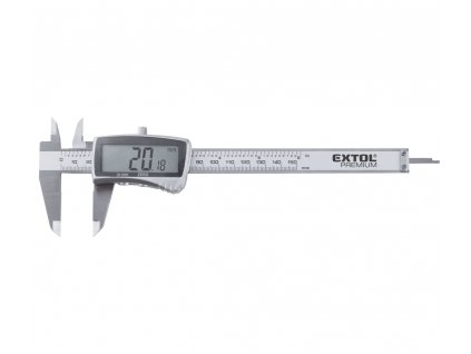 EXTOL PREMIUM - měřítko posuvné digitální nerez 0-150mm
