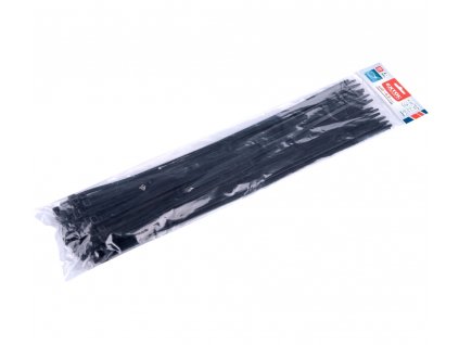 Pásky stahovací na kabely černé, 600x8,8mm, 50ks, nylon PA66