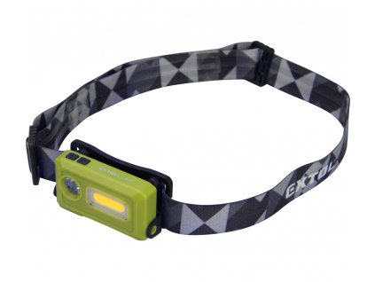 Čelovka 140lm, USB nabíjení, LED+COB LED