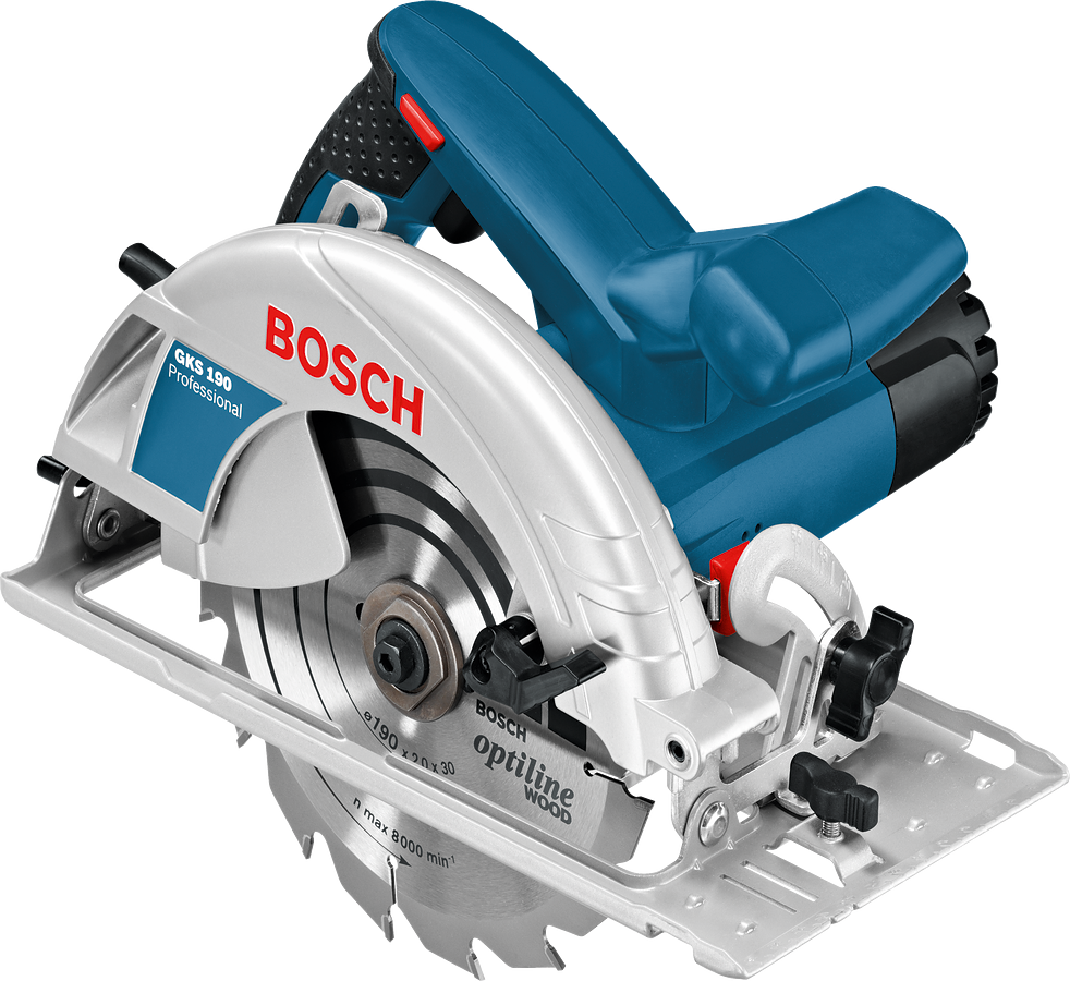 Okružní pila - Bosch GKS 190 v setu s kotoučem a obalem na kotouče