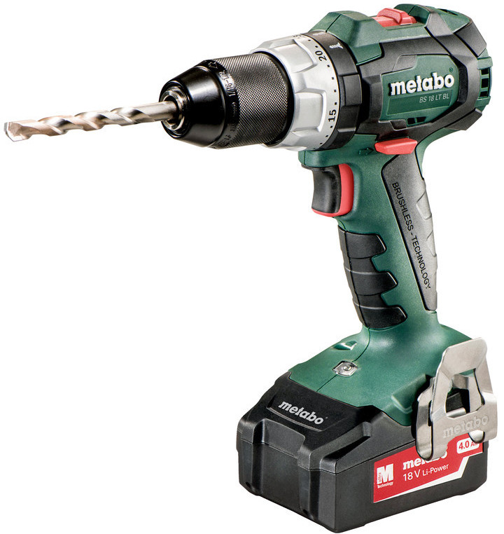 METABO BS 18 LT BL + 2x4,0 Ah 602325500