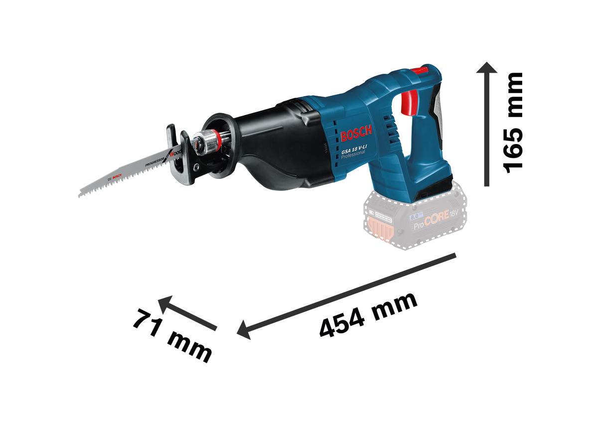 Bosch GSA 18 V-LI 0.601.64J.000 (obrázek 3)