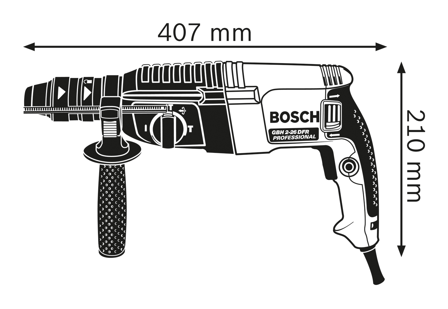 Bosch GBH 2-26 DFR 0.611.254.768
