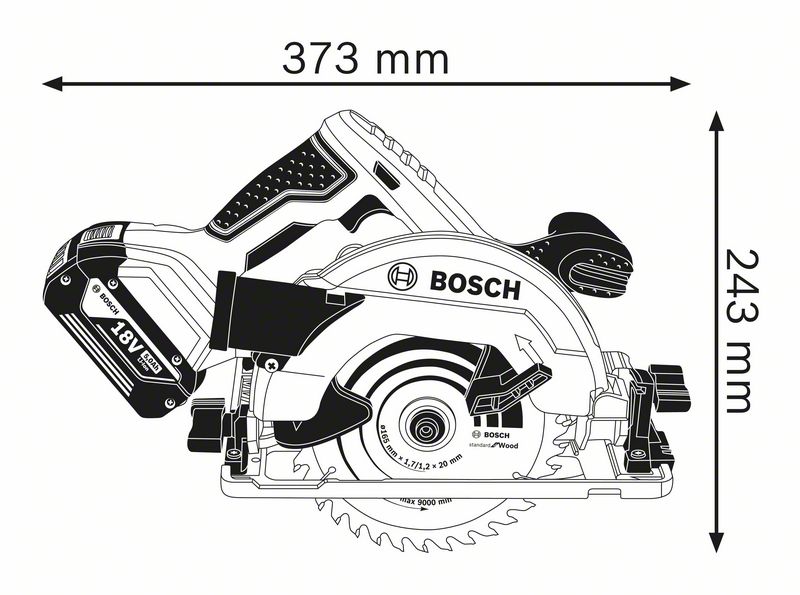 Bosch GKS 18V-57 G 0.601.6A2.101 (obrázek 5)