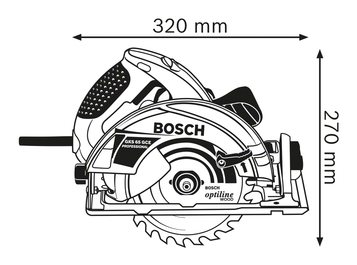 Bosch GKS 65 GCE 0.601.668.901 (obrázek 3)