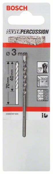 Vrták do betonu Bosch CYL-3 Dostupné varianty: Vrták do betonu – Bosch CYL-3 ø10 x 150 x 200 mm