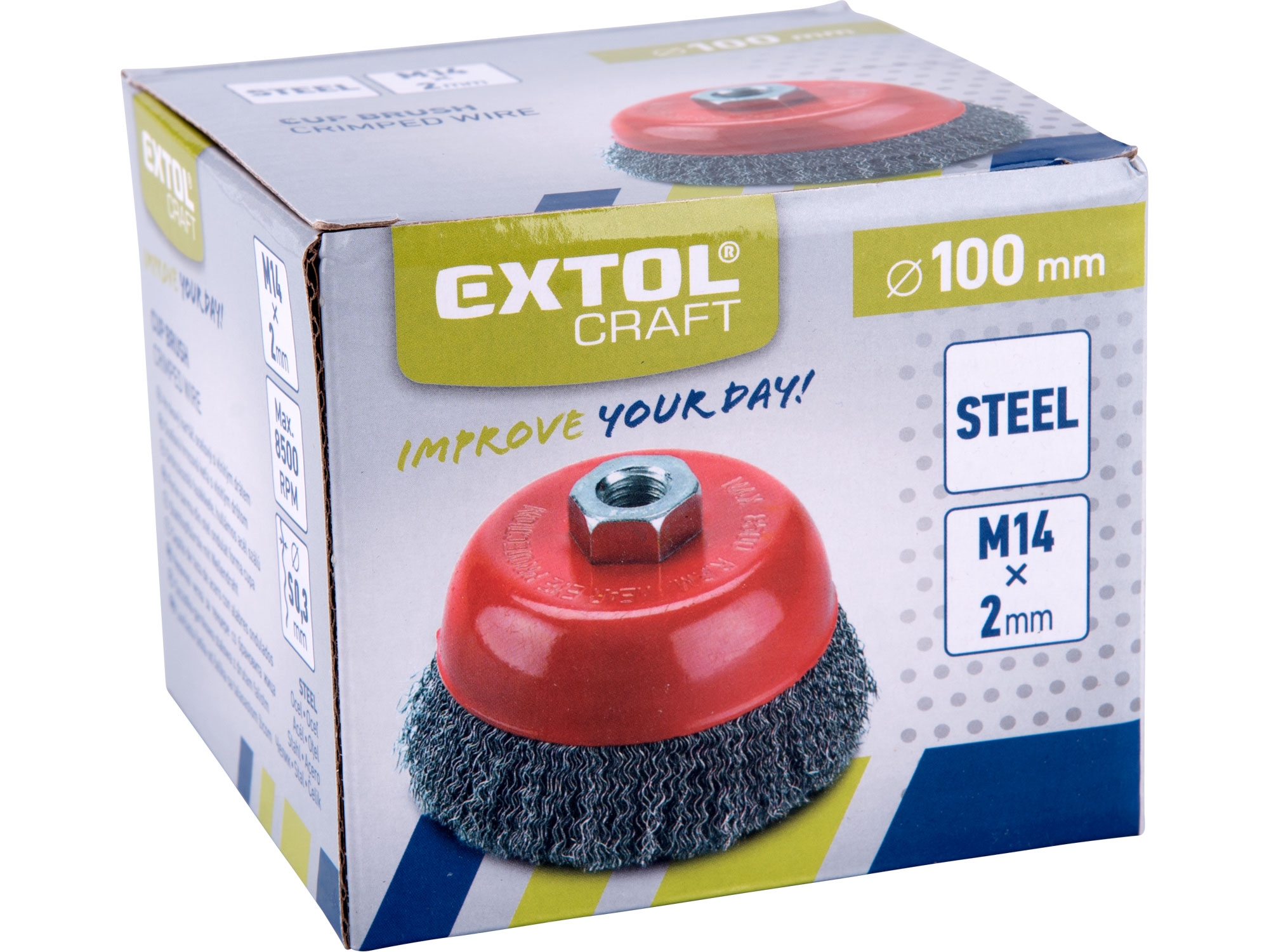 Hrnkový kartáč M14 EXTOL CRAFT ø 100 mm