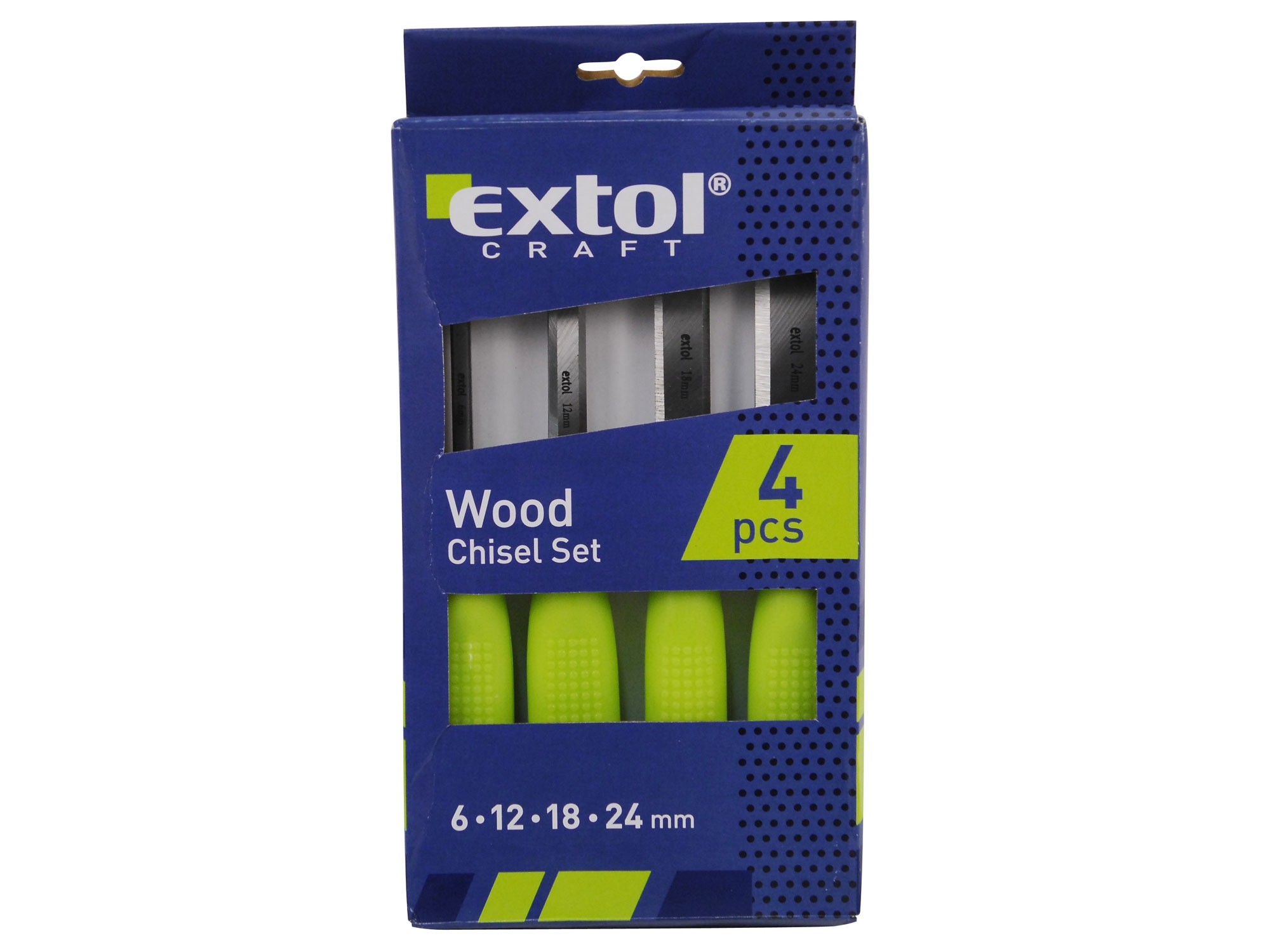 Sada dlát (4ks) ø 6-24 mm EXTOL CRAFT