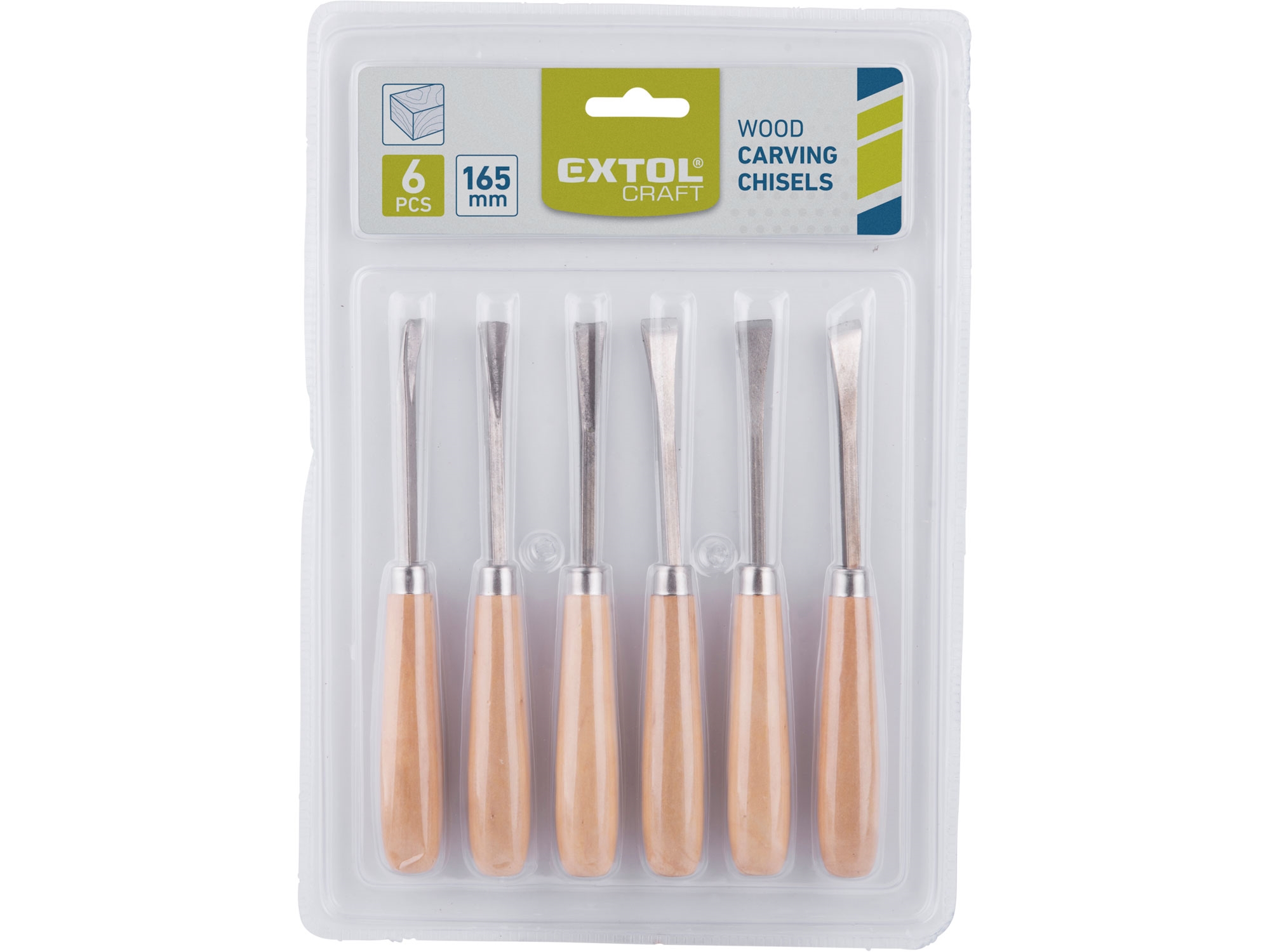 Sada dlát (6ks) 165 mm EXTOL CRAFT