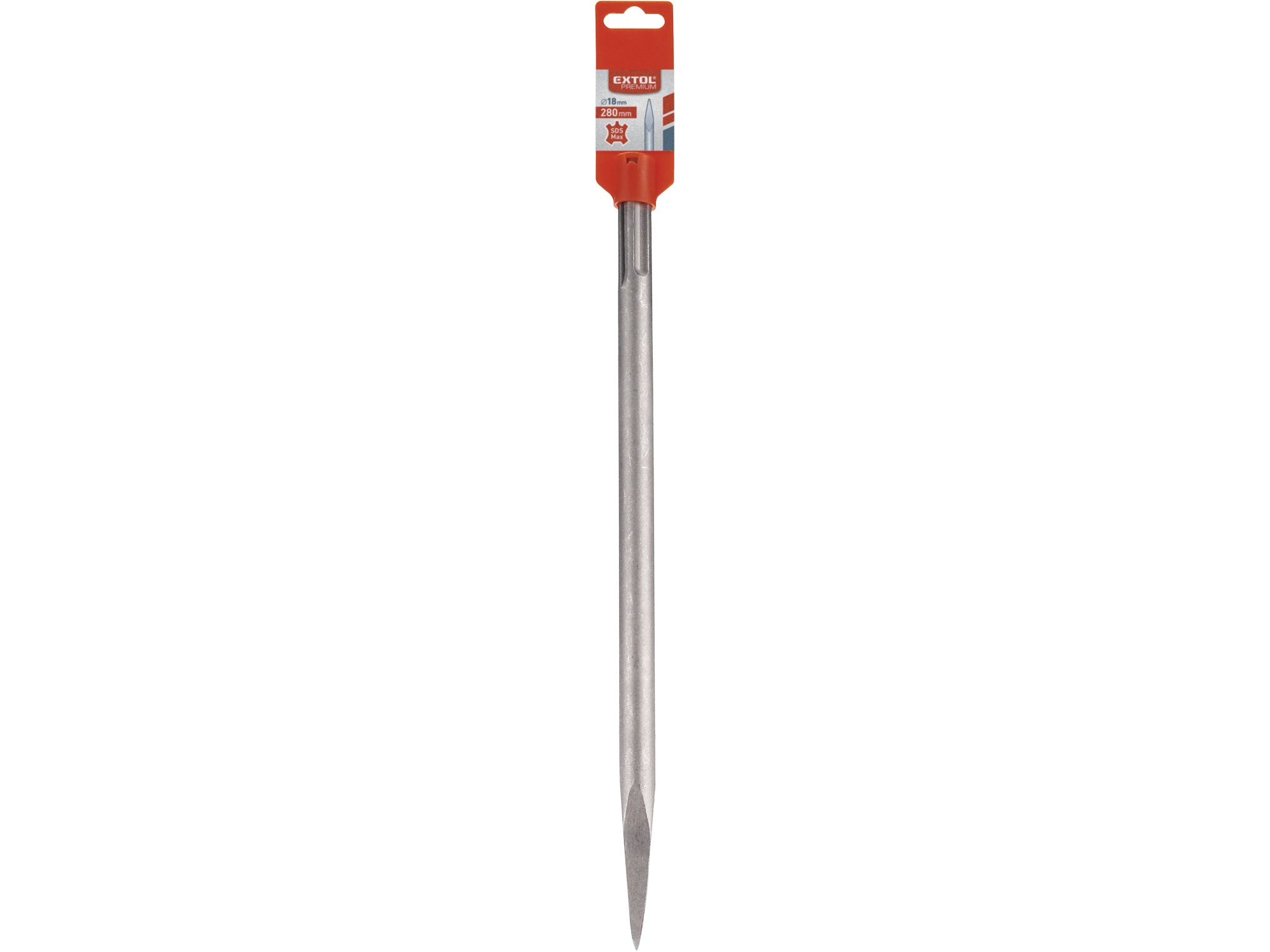 Špičatý sekáč SDS MAX EXTOL PREMIUM 280 x 18 mm