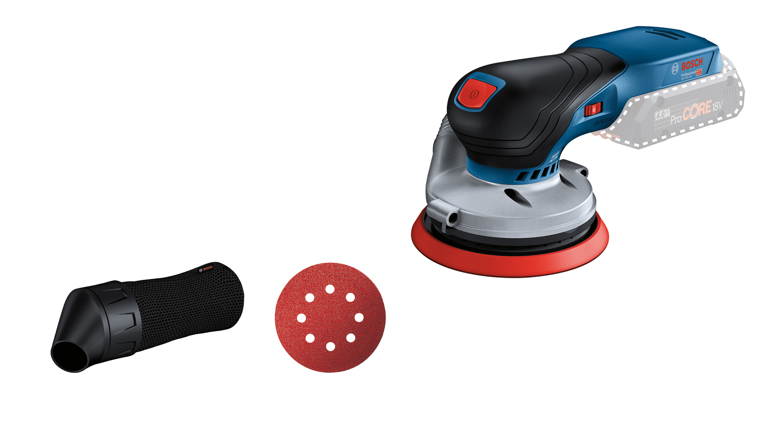 Bosch GEX 18V-125 Professional 0 601 372 201