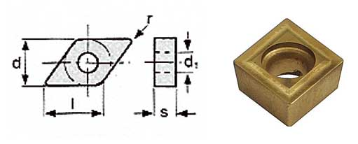 OPTIMUM Břitové destičky C/80°, 5 ks 3441164