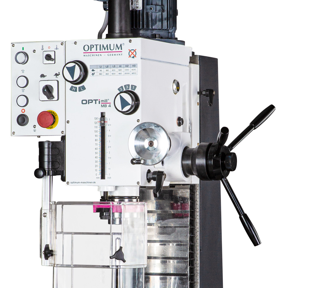 OPTIMUM Vrtačko-frézka OPTIMUM® OPTImill MB 4