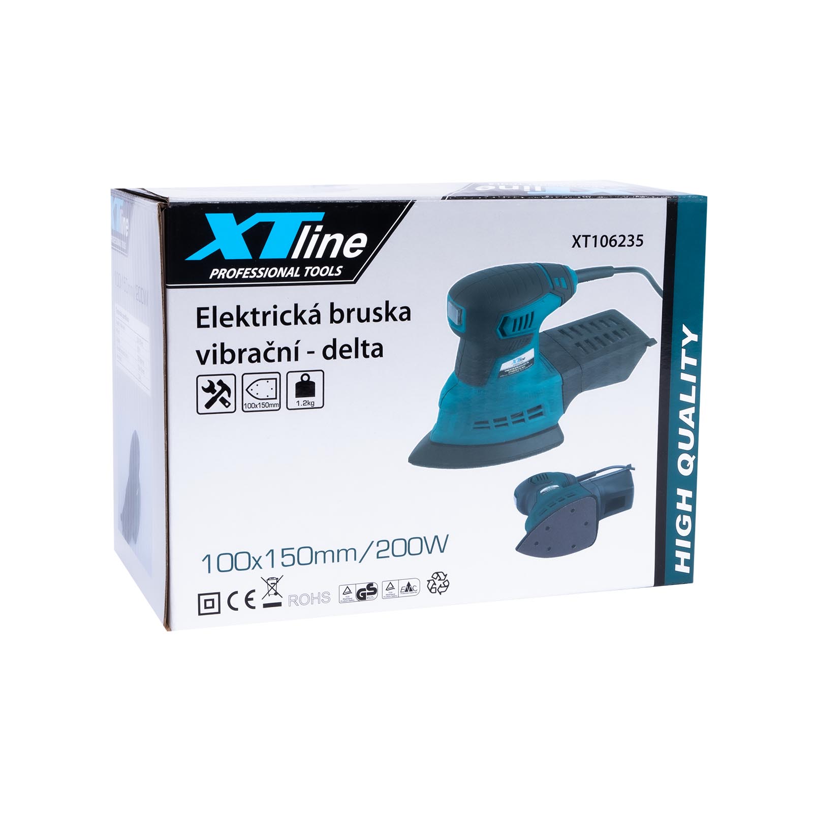 Vibrační delta bruska XTline XT106235 (obrázek 4)