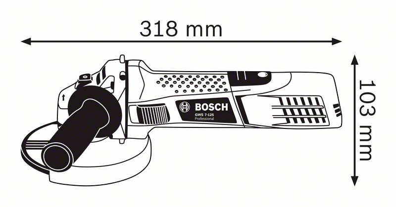 Bosch GWS 7-125 Professional 0.601.388.108 (obrázek 3)