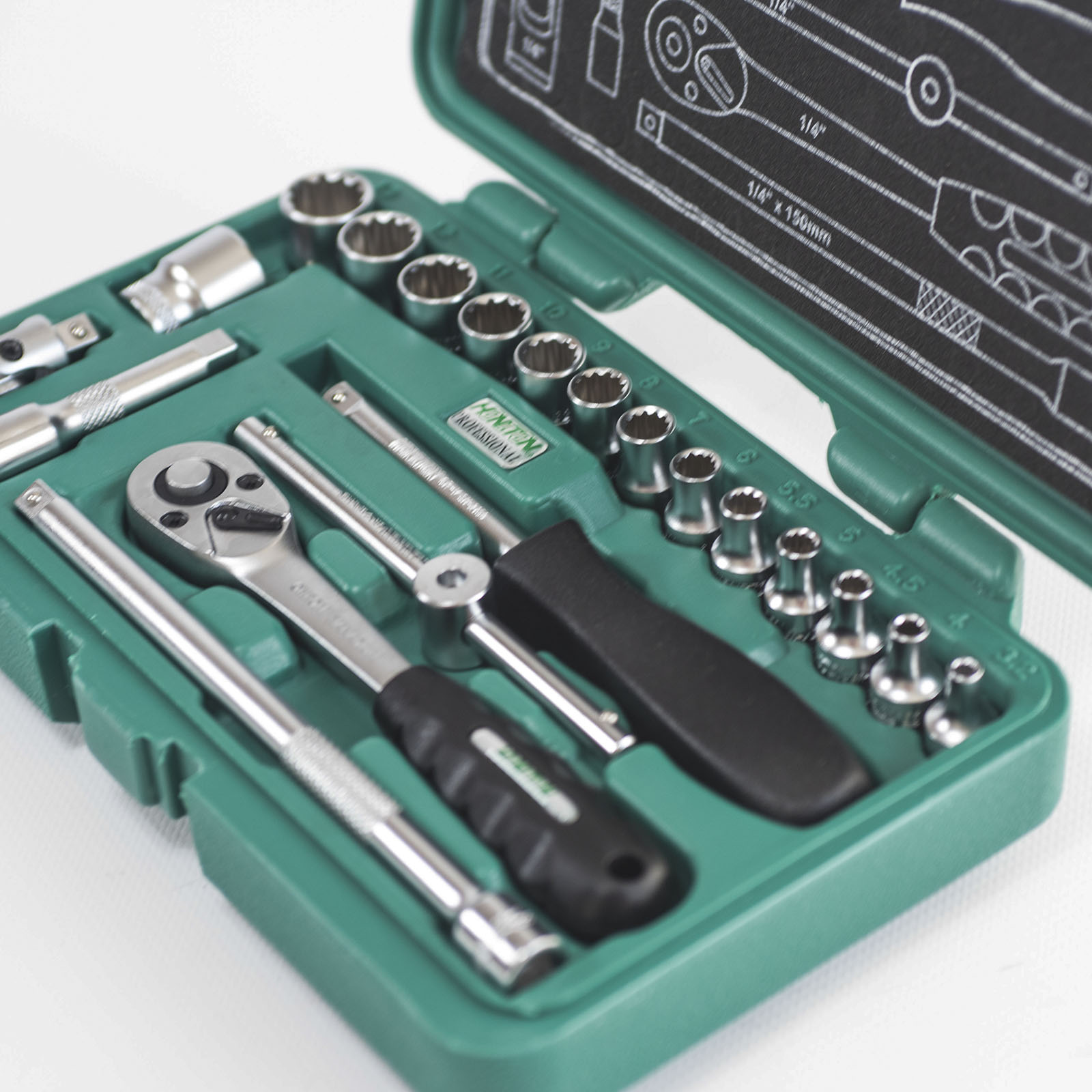 Sada HONITON 1/4″ 20 dílů