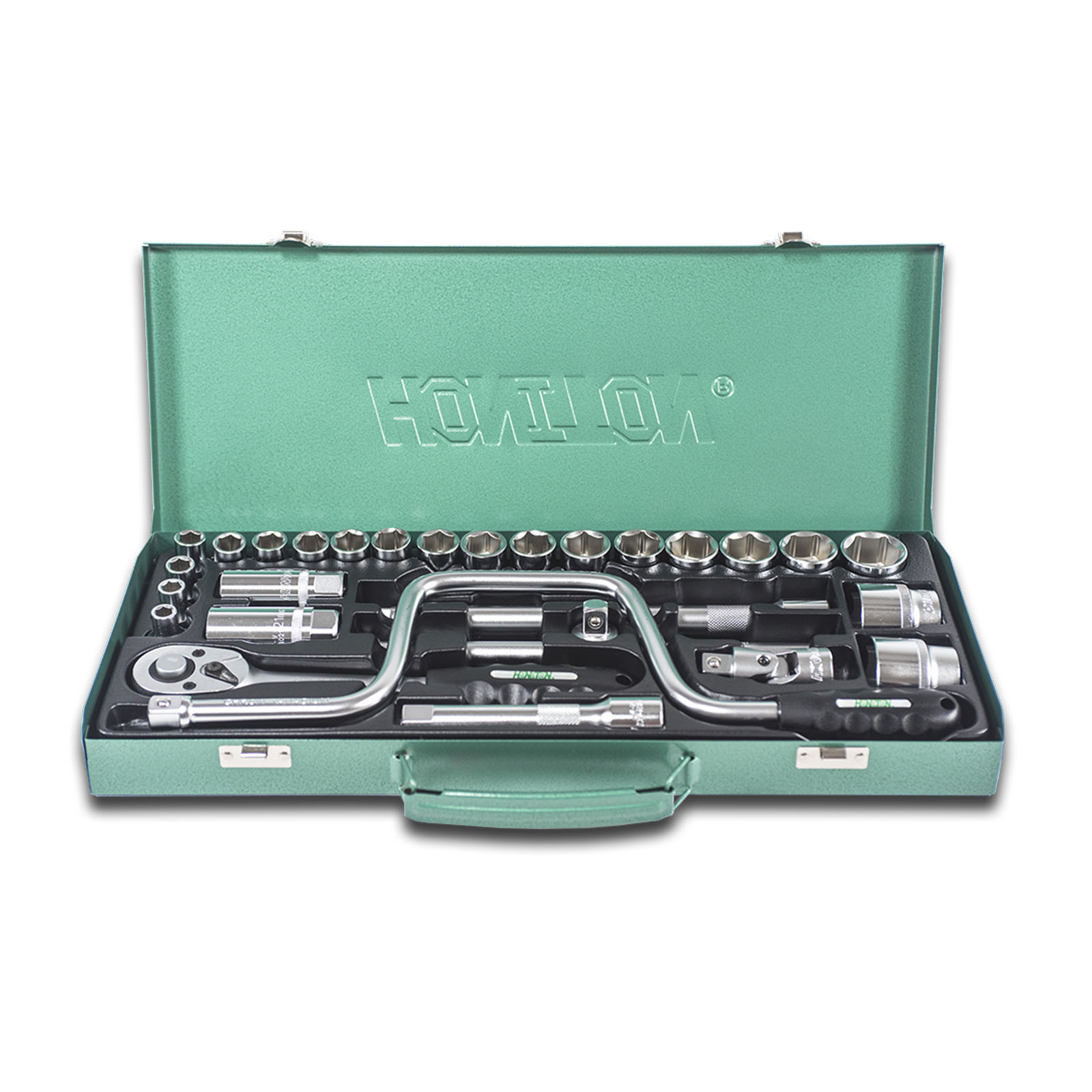 Sada hlavic HONITON 1/2" 28 dílů