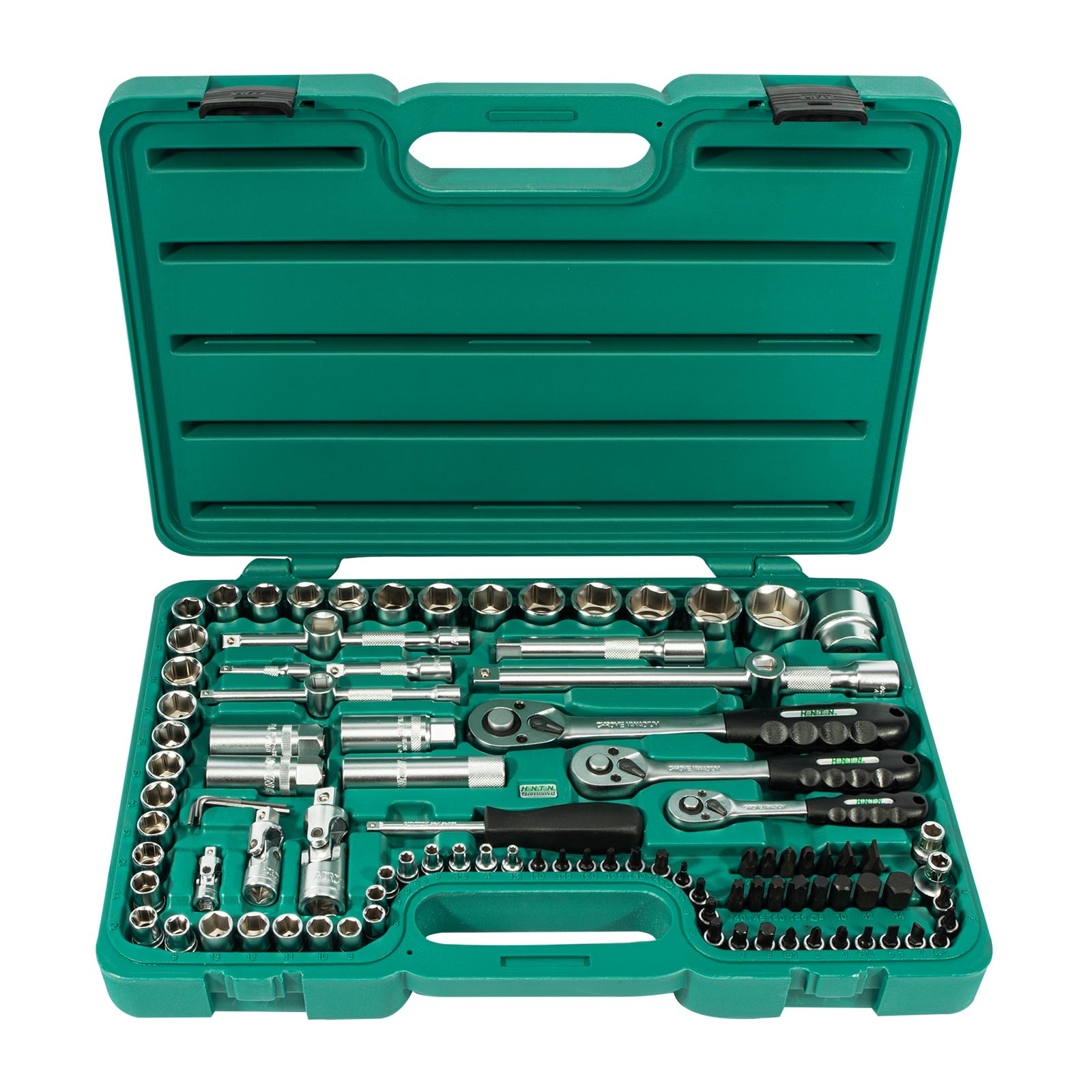 Sada hlavic HONITON 1/4"-3/8"-1/2" 99 dílů