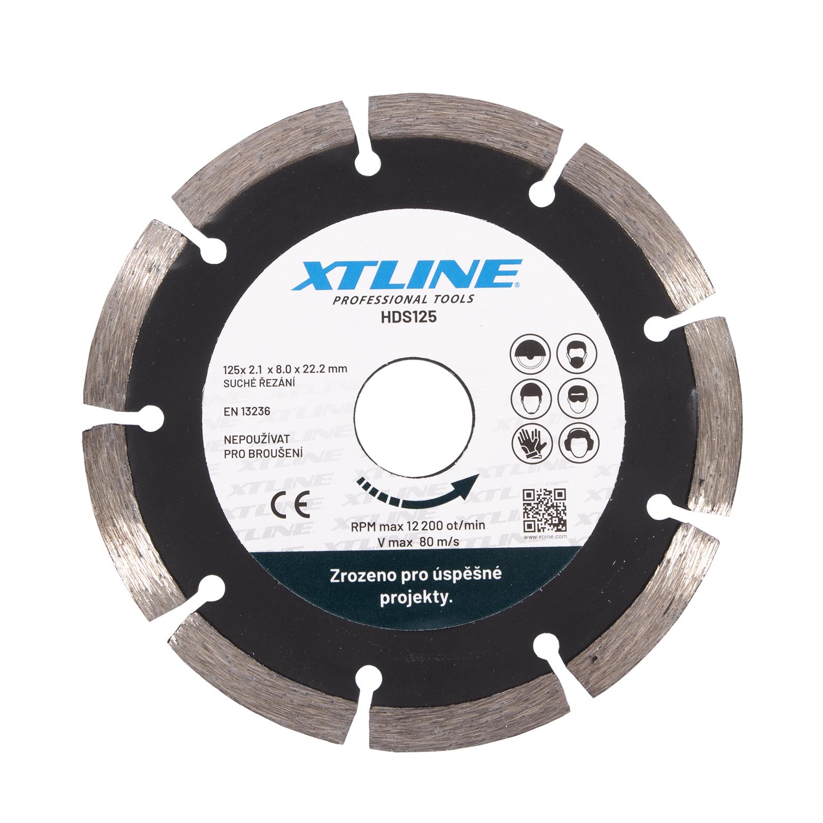 Diamantový segmentový řezný kotouč XTline ø 150x22,2 mm