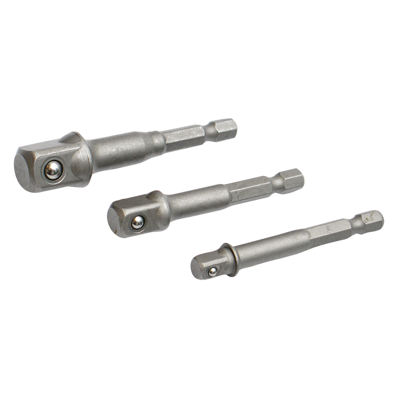 M18604 3dílná sada adaptérů 1/4", 3/8", 1/2" STAVTOOL