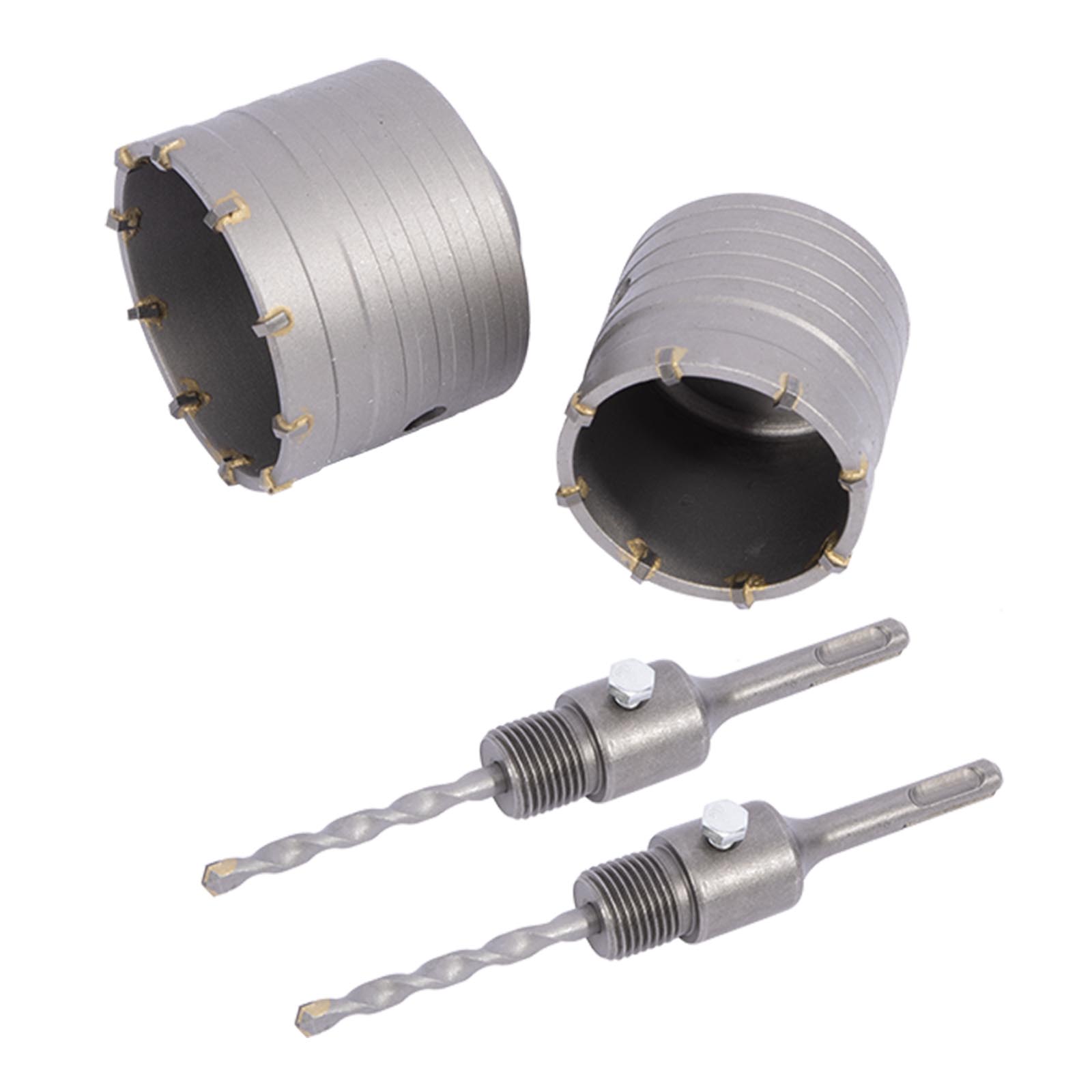 2 x korunkový vrták do zdiva SDS plus ø 65/80 mm Stavtool