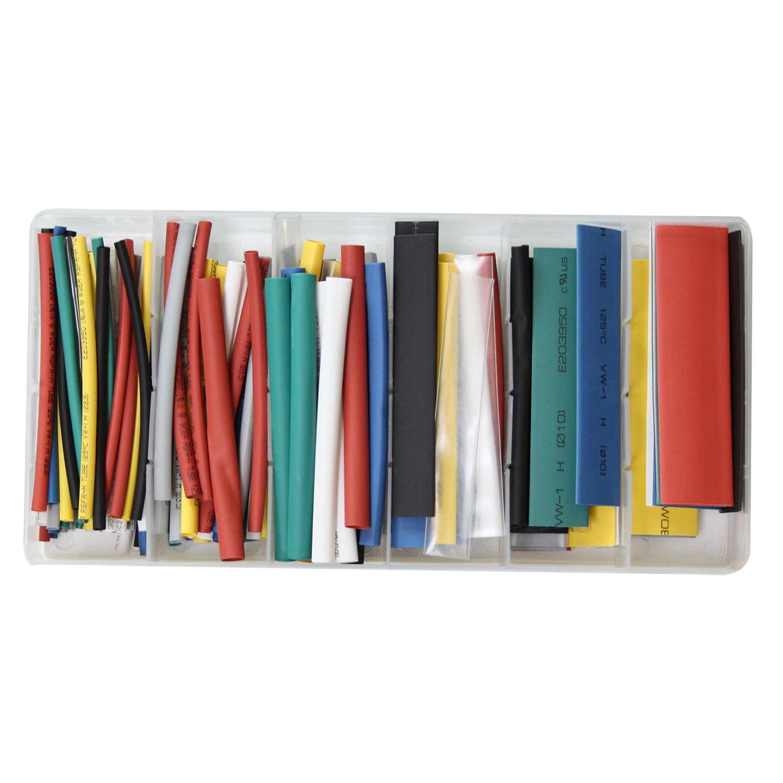 Sada smršťovacích bužírek 128 dílů