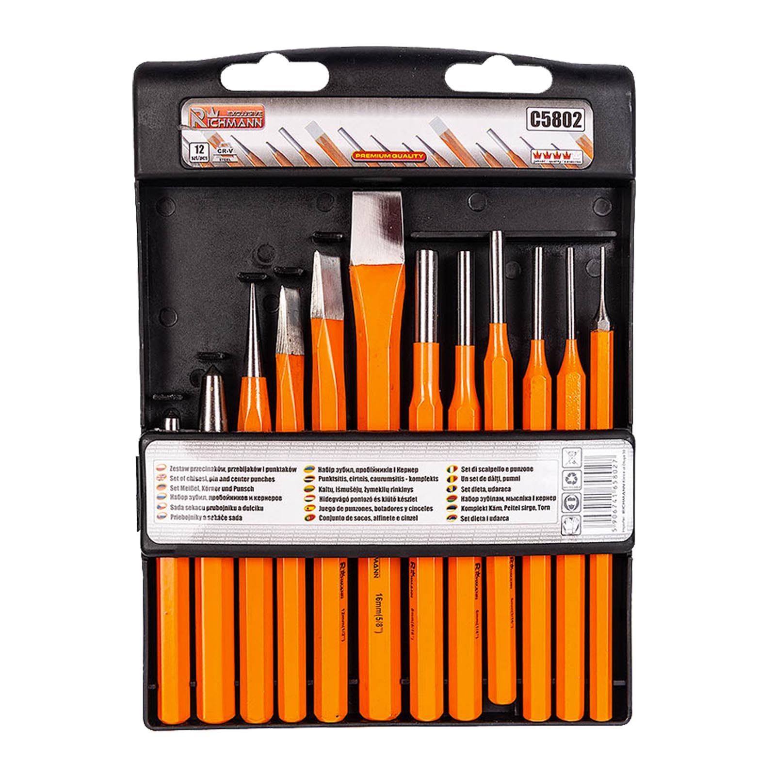 RICHMANN Sada sekáčů, a důlčiků 12dílů