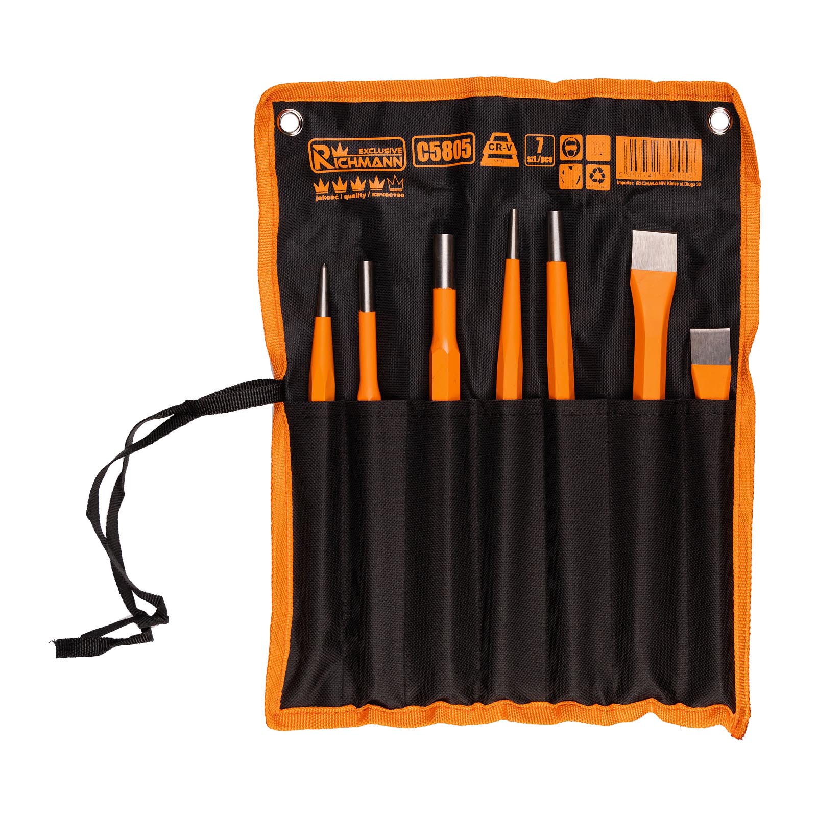 RICHMANN Sada sekáčů, a důlčiků 7dílů