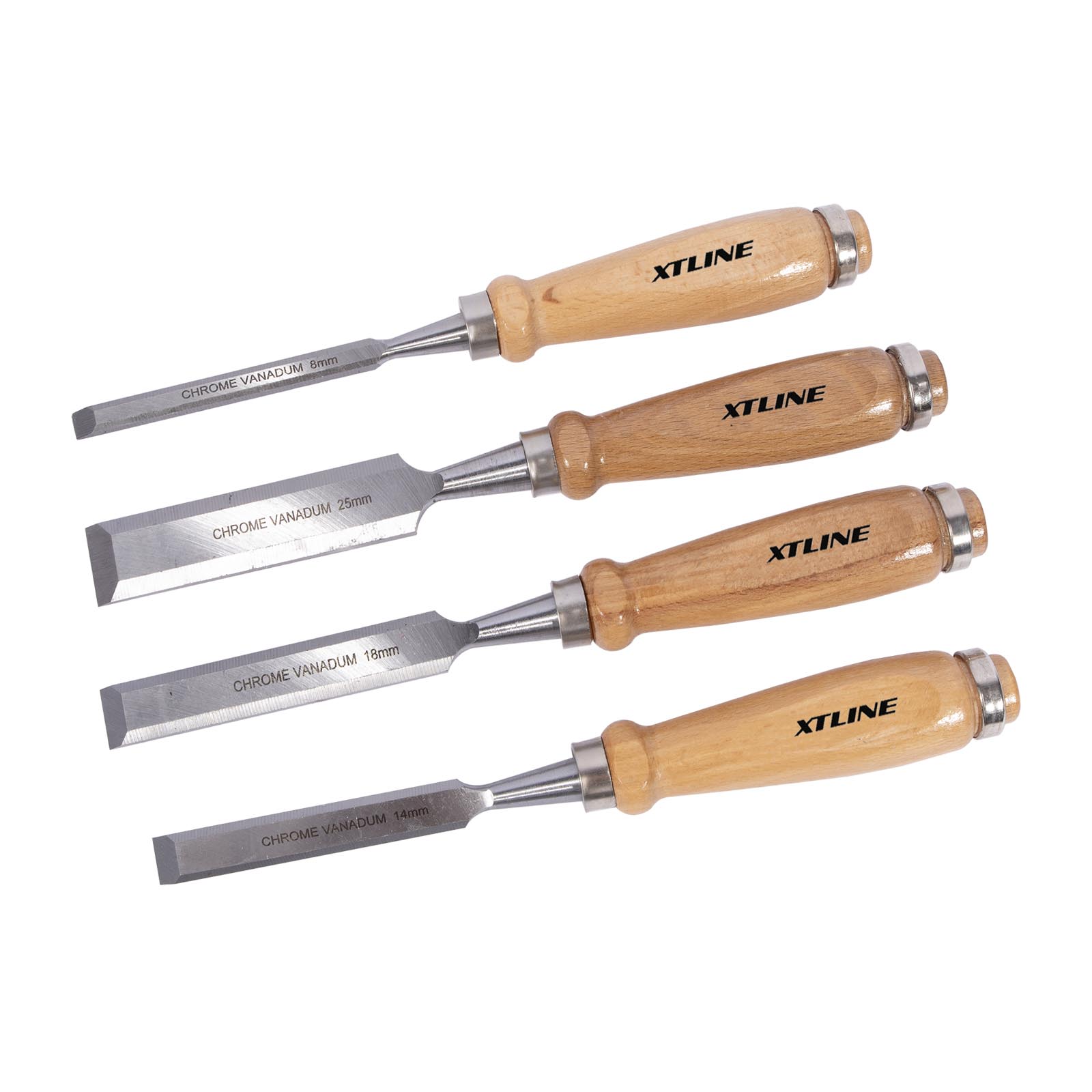 Sada dlát (4ks) ø 8-25 mm XTline