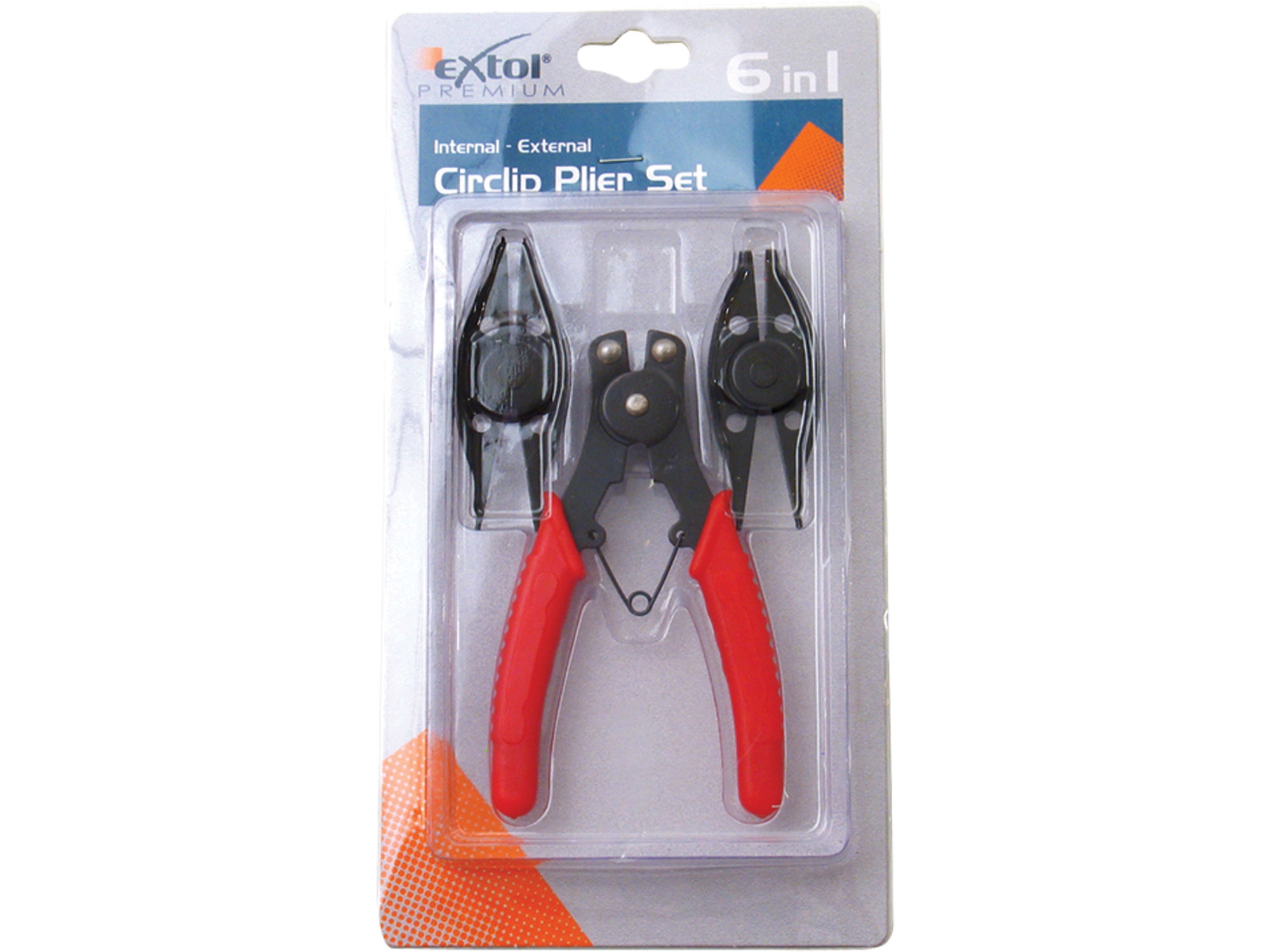 Vyměnitelné segerové kleště EXTOL PREMIUM 6 v 1